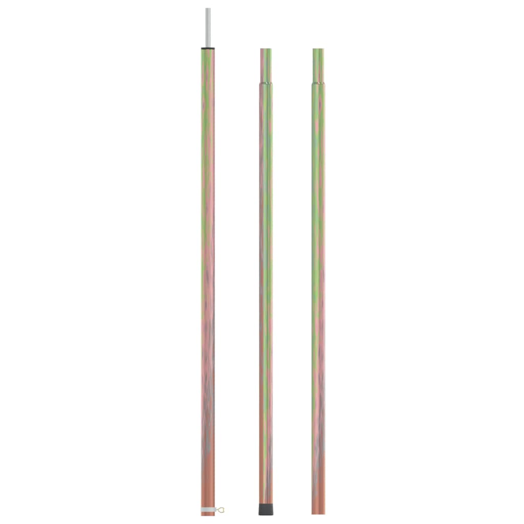 vidaXL Mât de tente télescopique 170-255 cm Acier galvanisé