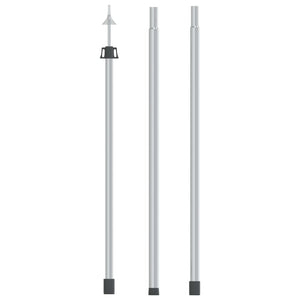 Teleskop-Tarpstange 102-260 cm Aluminium