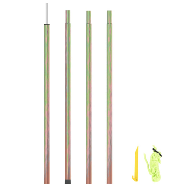 Sonnensegel Stange 200 cm Verzinkter Stahl