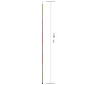 Sonnensegel Stangen 2 Stk. 250 cm Verzinkter Stahl