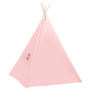Kinder Tipi Zelt Rosa Pfirsichhaut 120x120x150cm