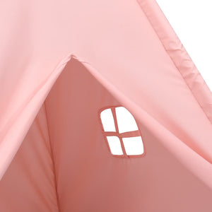 Kinder Tipi Zelt Rosa Pfirsichhaut 120x120x150cm