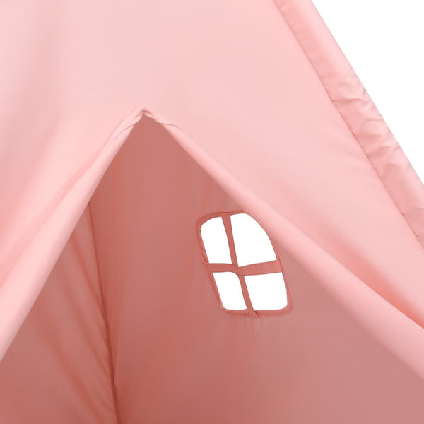 Kinder Tipi Zelt Rosa Pfirsichhaut 120x120x150cm