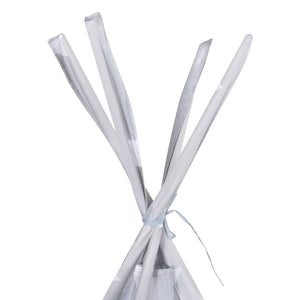 Kinder Tipi Zelt Grau mit Tragetasche