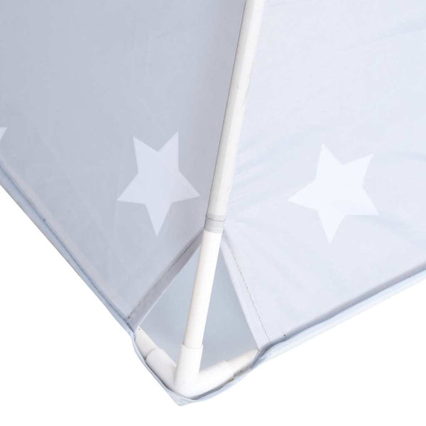 Kinder Tipi Zelt Grau mit Tragetasche