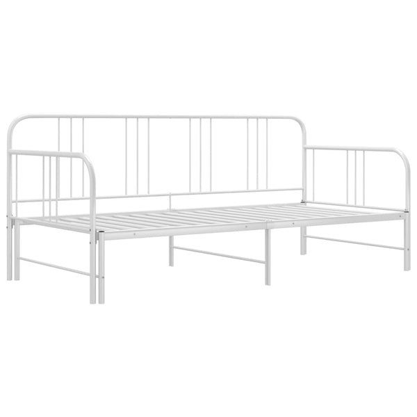 Ausziehbares Sofabettgestell Weiß 90x200 cm