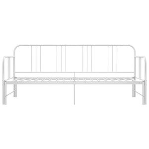 Ausziehbares Sofabettgestell Weiß 90x200 cm