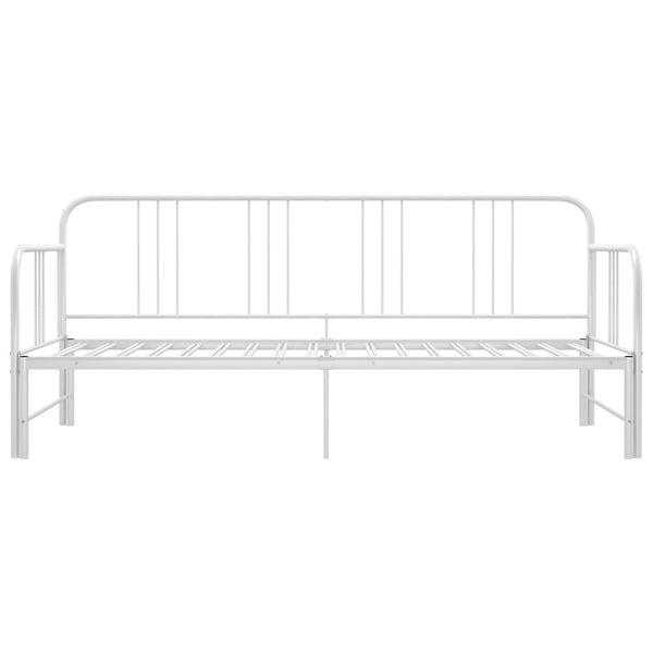 Ausziehbares Sofabettgestell Weiß 90x200 cm