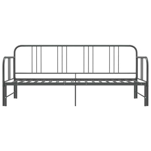 Ausziehbares Sofabett Grau 90x200 cm