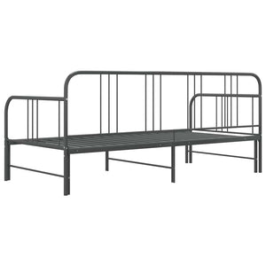 Ausziehbares Sofabett Grau 90x200 cm