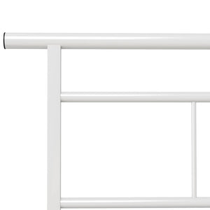Metallbett Weiß 90x200 cm