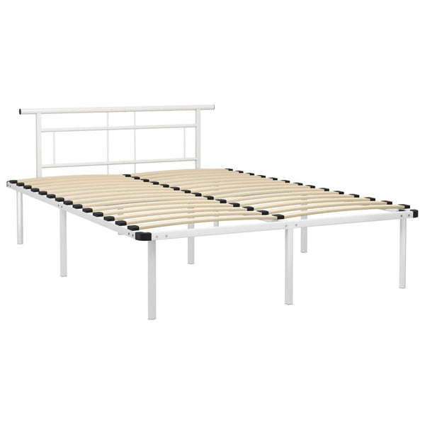 Metallbett Weiß 140x200 cm