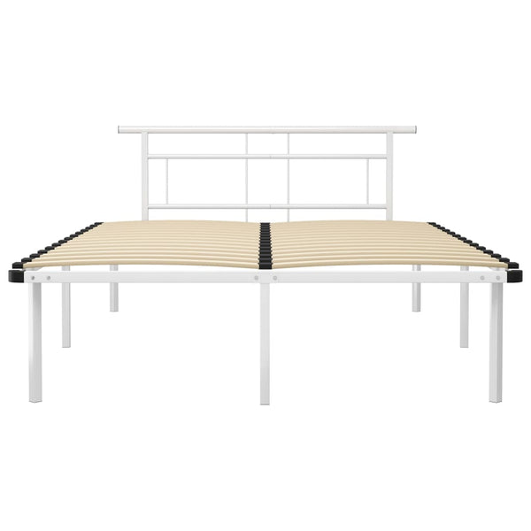 Metallbett Weiß 140x200 cm