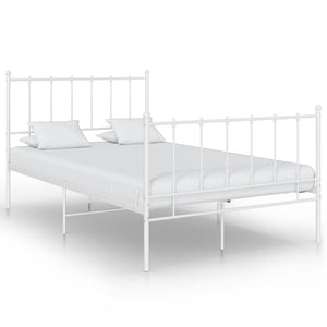 Metallbett Weiß 120x200 cm