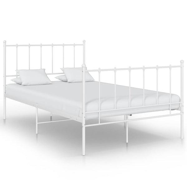 Metallbett Weiß 120x200 cm