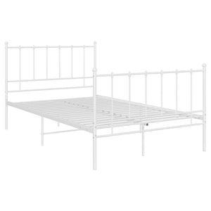 Metallbett Weiß 120x200 cm