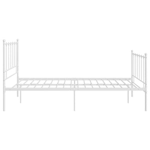 Metallbett Weiß 120x200 cm