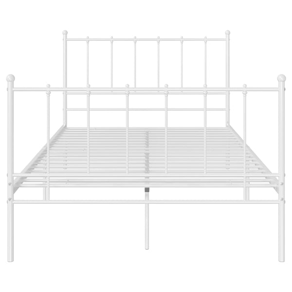 Metallbett Weiß 120x200 cm