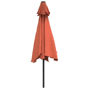 Sonnenschirm mit Metall-Mast 300 cm Terrakotta