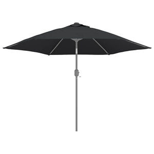 Ersatzbezug für Sonnenschirm Schwarz 300 cm