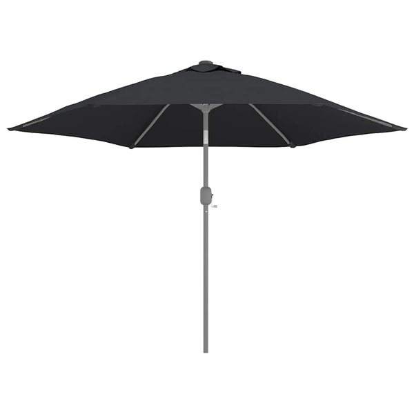 Ersatzbezug für Sonnenschirm Schwarz 300 cm