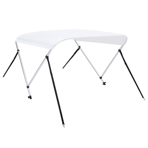 2-Bügel Bimini Top Weiß 150x120x110 cm