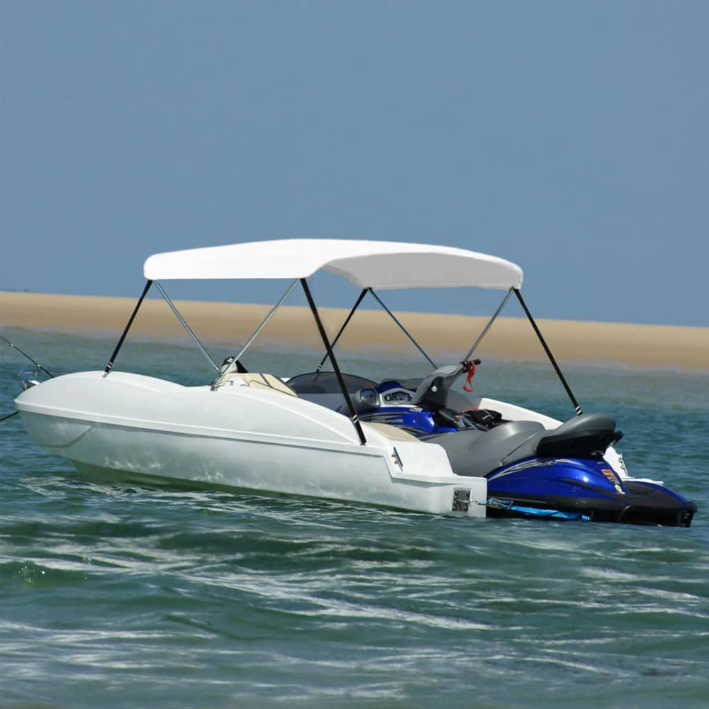 2-Bügel Bimini Top Weiß 150x120x110 cm