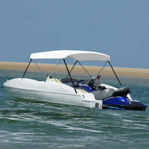 2-Bügel Bimini Top Weiß 150x120x110 cm