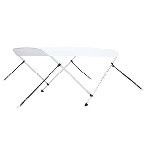Weißes 2-Bügel Bimini-Top 180x130x110cm