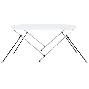 Weißes 2-Bügel Bimini-Top 180x130x110cm