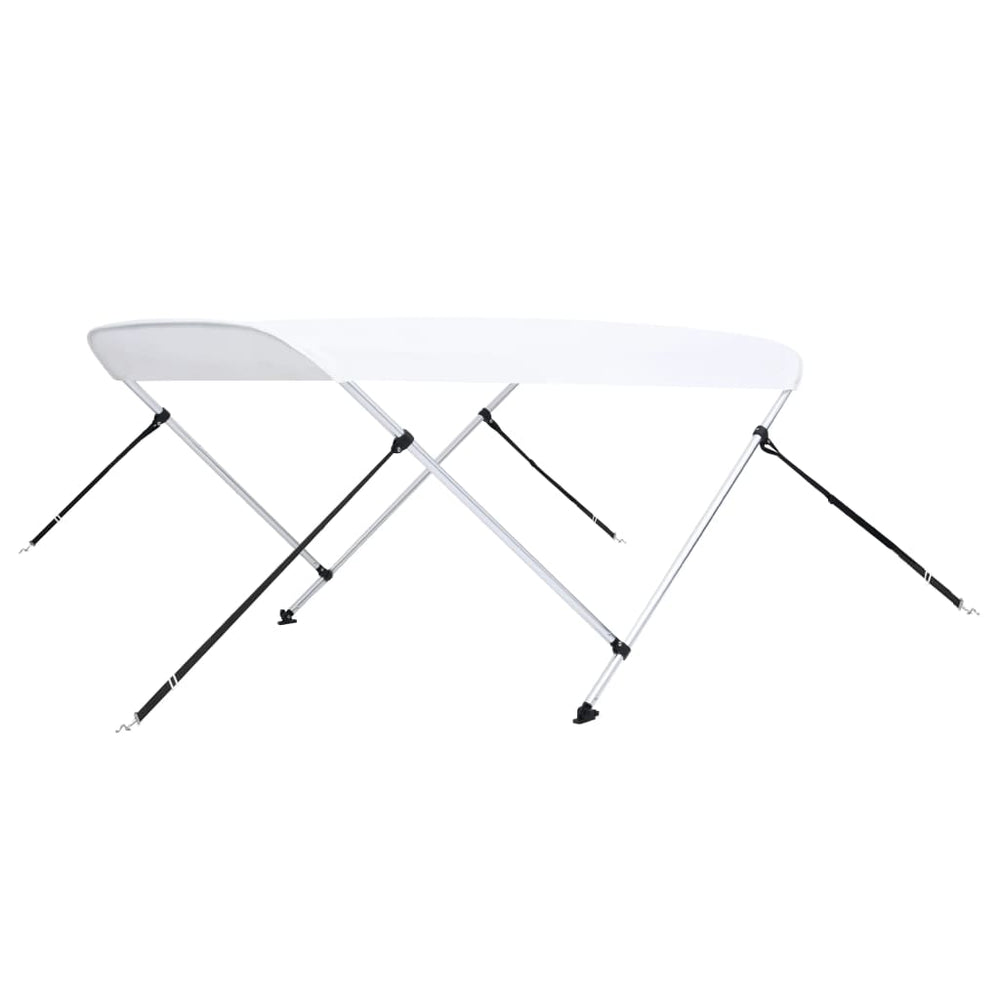 2-Bügel Bimini Top Weiß 180x150x110 cm