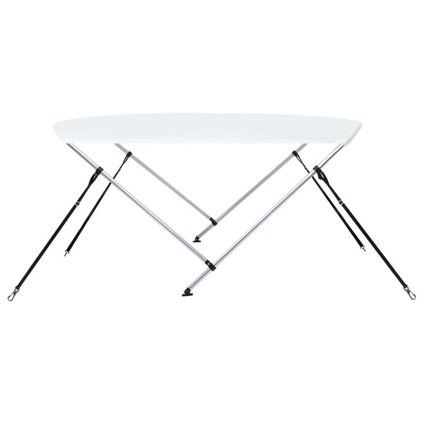 2-Bügel Bimini Top Weiß 180x150x110 cm