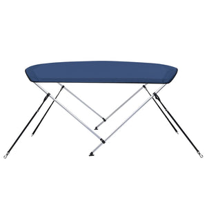Marineblaues 2-Bügel-Bimini-Top – 150x120x110 cm