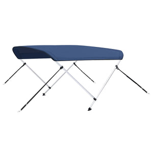 Marineblaues 2-Bügel Bimini-Top 180x130x110 cm
