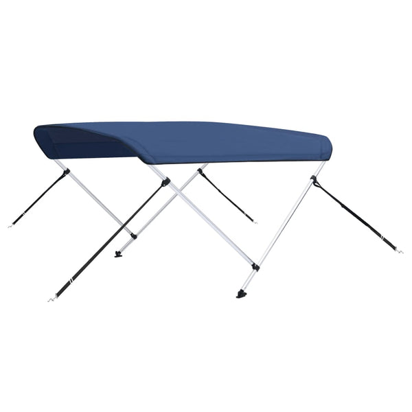 Marineblaues 2-Bügel Bimini-Top 180x130x110 cm