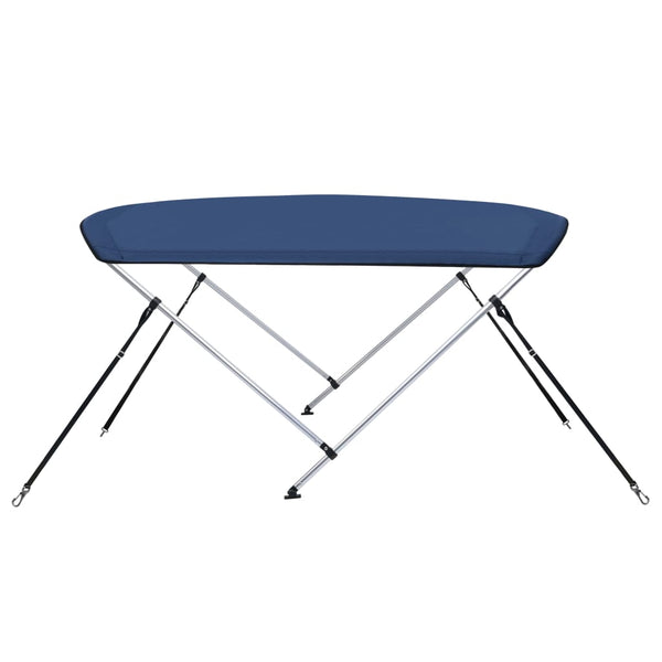 Marineblaues 2-Bügel Bimini-Top 180x130x110 cm