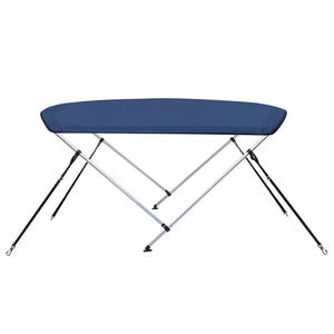 Marineblaues 2-Bügel-Bimini-Top 180x150x110 cm