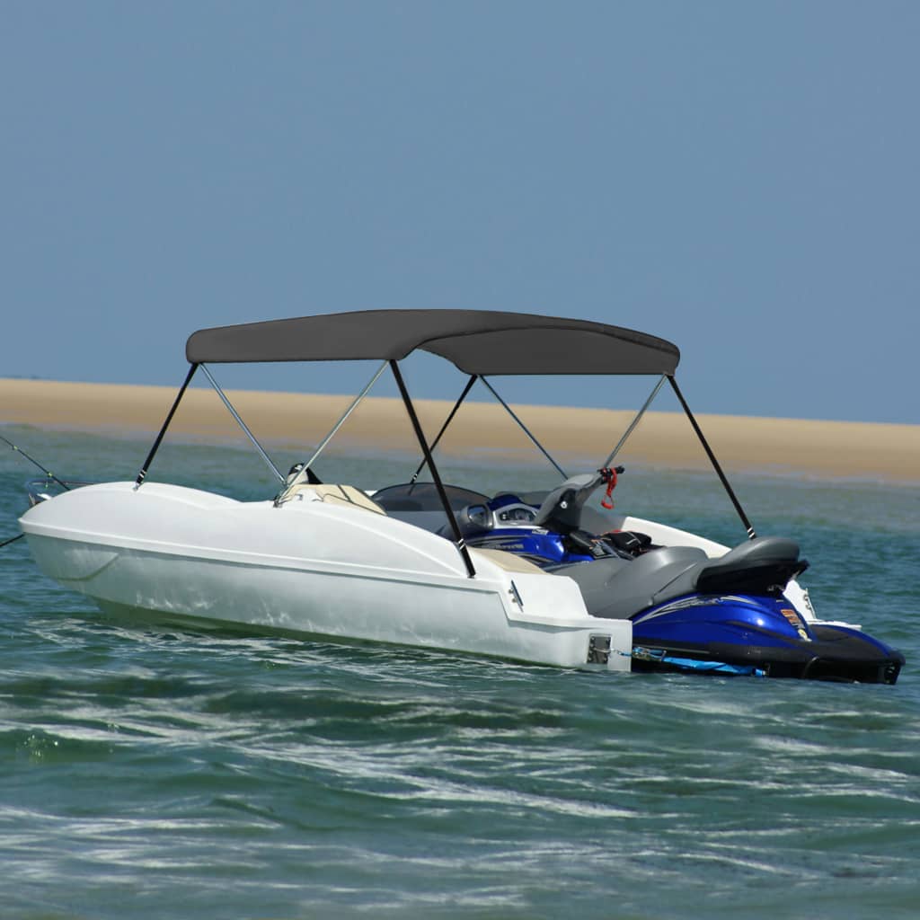 2-Bügel Bimini Top Anthrazit 150x120cm