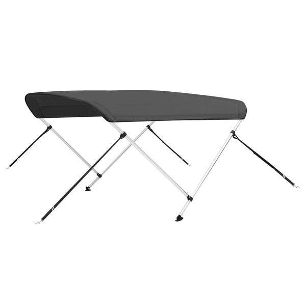Anthrazit 2-Bow Bimini Top 180x130x110 cm