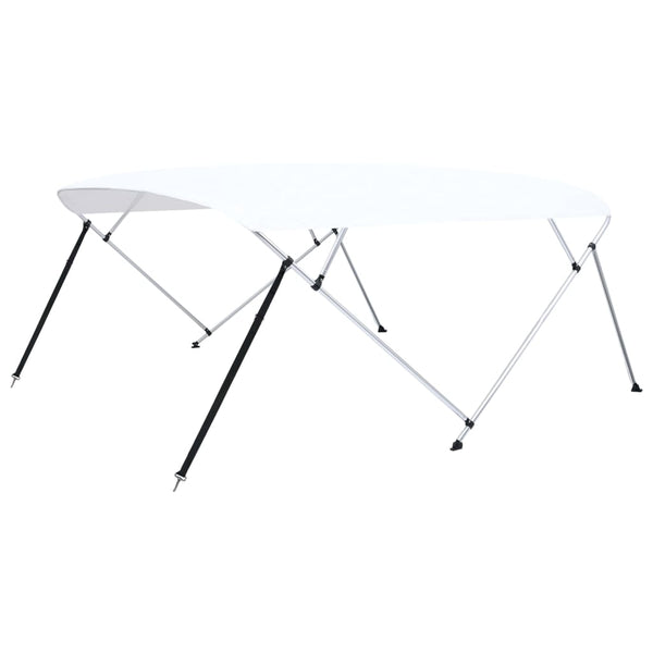 4-Bogen Bimini Top Weiß 243 cm