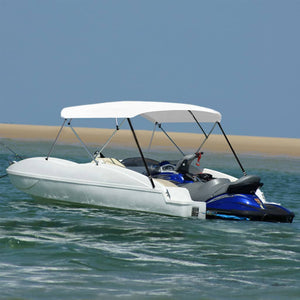 4-Bogen Bimini Top Weiß 243 cm