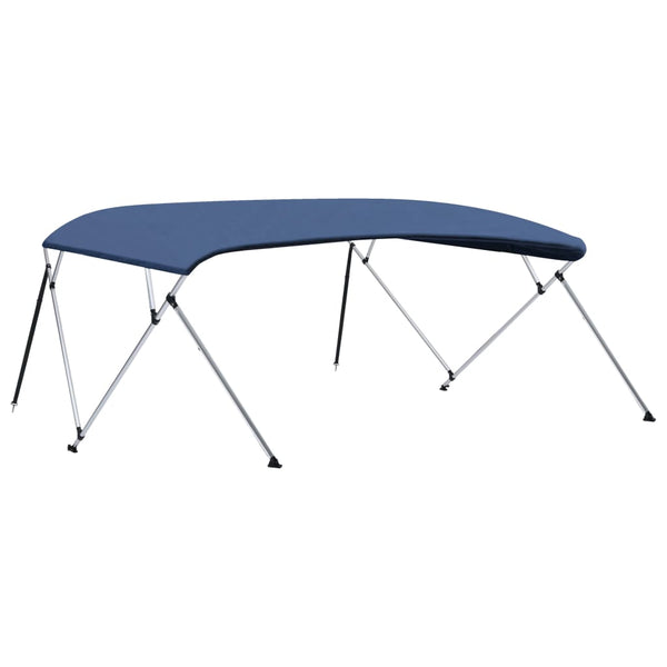 Marineblaues 4-Bügel-Bimini-Top 243x(230-244)x137cm