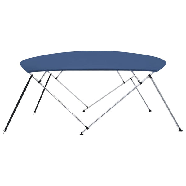 Marineblaues 4-Bügel-Bimini-Top 243x(230-244)x137cm