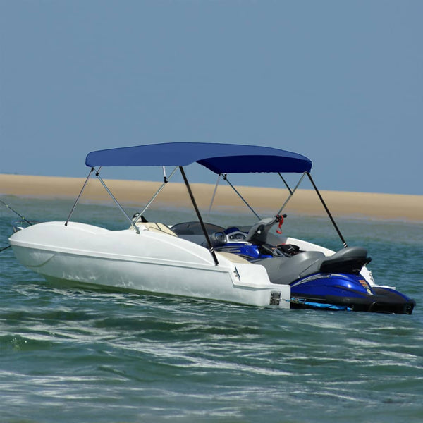 Marineblaues 4-Bügel-Bimini-Top 243x(230-244)x137cm