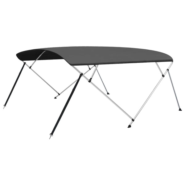 4-Bügel Bimini Top Anthrazit 243x(230-244)x137 cm