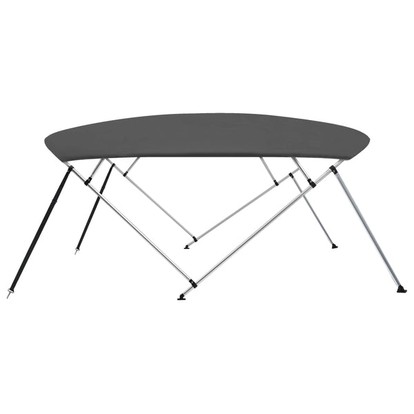 4-Bügel Bimini Top Anthrazit 243x(230-244)x137 cm