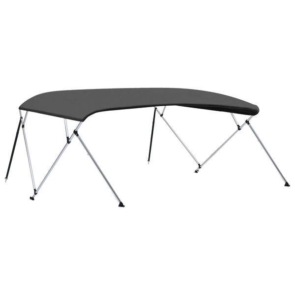 4-Bügel Bimini Top Anthrazit 243x(230-244)x137 cm