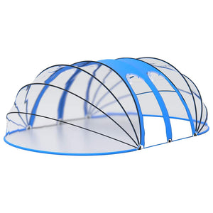Ovale Poolabdeckung 620x410x210 cm