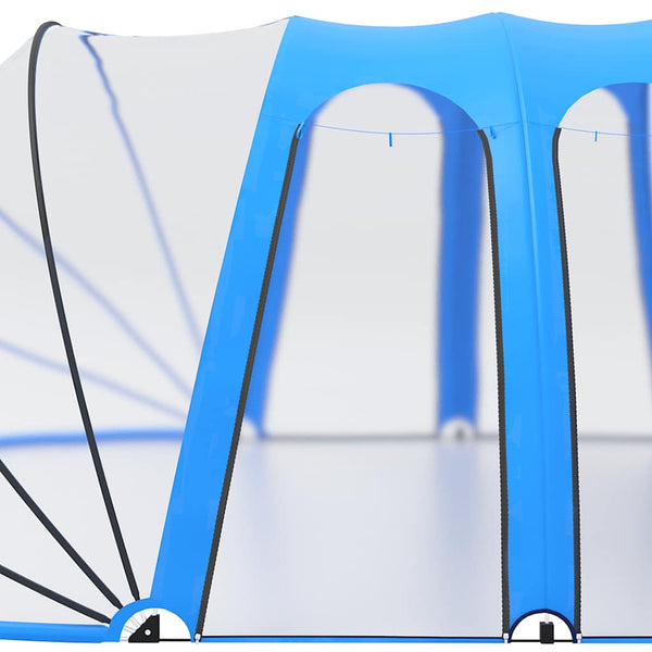 Ovale Poolabdeckung 620x410x210 cm
