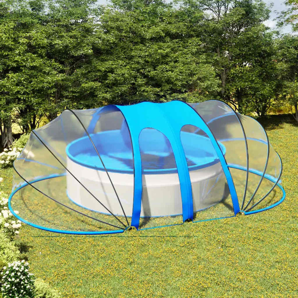 Ovale Poolabdeckung 620x410x210 cm